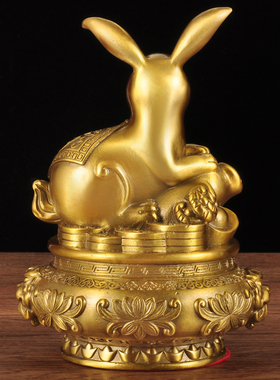 黄铜聚宝盆招财客厅商务