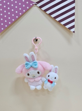 现货韩国代购正品sanrio三丽鸥凯蒂猫Kitty小娃娃挂件钥挂饰13cm
