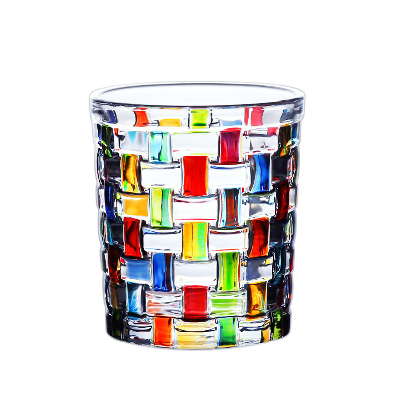 欧式手工彩绘珐琅水晶玻璃威士忌杯家用水杯茶杯烈酒洋酒杯啤酒杯,淘宝优惠券,粉丝福利购,淘宝优惠卷