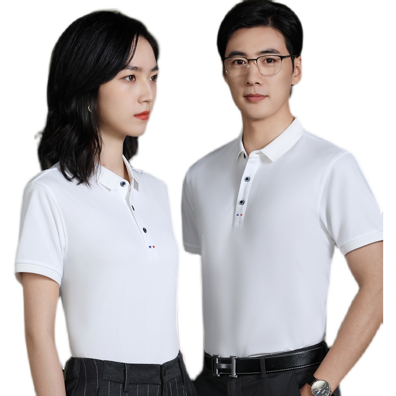 夏季polo衫工作服定制t恤印logo字纯棉企业文化订做工衣工服刺绣 - 图3