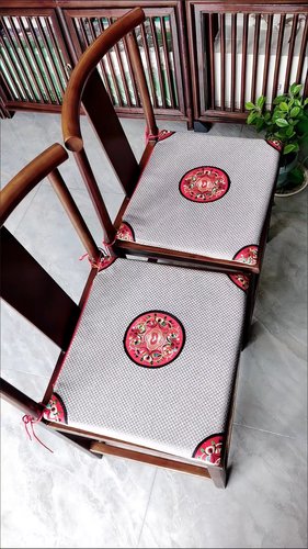 红木沙发坐垫中式椅子餐椅垫清仓特价凳垫古风将军凳方形定做四季 - 图1