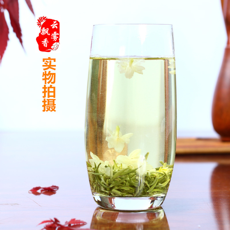 2024新茶叶茉莉花茶特级浓香型蜀茗润飘雪茉莉花茶散装50g-图3