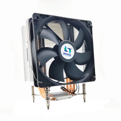 6铜管CPU散热器1700 2011台式机X79 X99intel服务器12CM风扇1151 - 图3