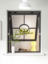 Net Red Ins Art Glass Windows Upper Turn Window Interior Decoration Valgus Windows Attic Windows Penthouse Overhang Window Folding Window