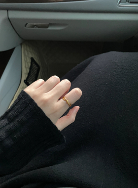 自制同心结戒指大方高级