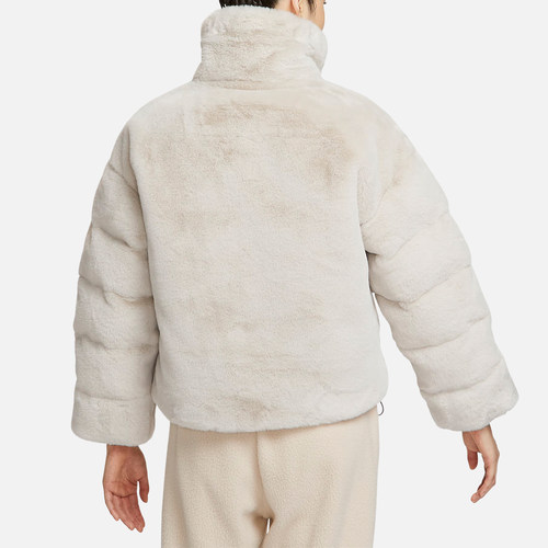 Nike/耐克正品休闲仿貂绒保暖女子立领透气运动立领外套FN0461 - 图0