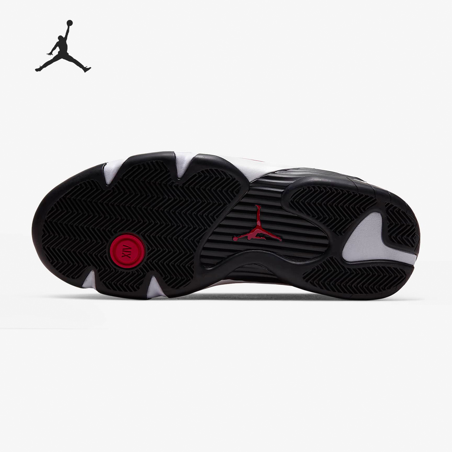 Nike/耐克正品男子 AIR JORDAN AJ14 高帮运动黑红篮球鞋 487471 - 图2