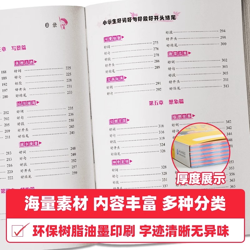 正版小学生作文无忧好词好句好段大全集彩图注音版钟书好开头好结尾词语积累一年级二三年级优秀作文书大全同步人教版辅导素材通用 - 图1