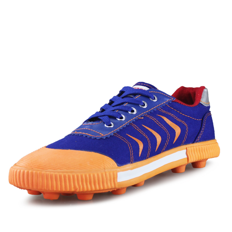 特价青岛双星大甲B足球鞋帆布训练鞋男碎钉儿