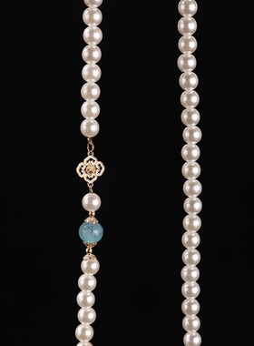 新中式国风汉服项链仿珍珠