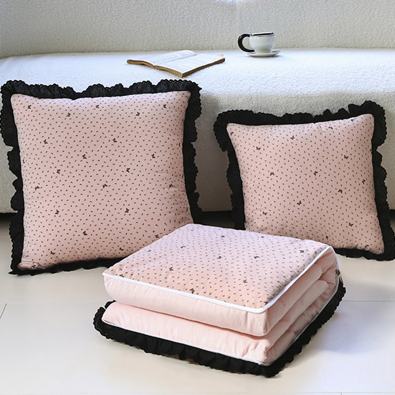 抱枕被子两用全棉办公室午睡毯车用靠垫抱枕毯子二合一车载枕头被,淘宝优惠券,粉丝福利购,淘宝优惠卷