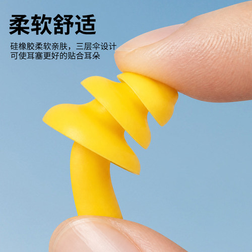 耳塞隔音降噪静音工作工厂硅胶带线睡眠防噪音工地装修建造防噪声 - 图2