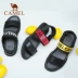 Bán giày nam Camel mùa hè Xu hướng nam thể thao ngoài trời Hàn Quốc dép đi biển thoáng khí - Sandal Sandal