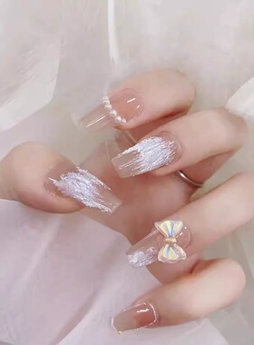 美甲磨砂绿杆笔套笔刷