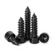 Grade 8.8 black nickel-plated hexagonal self-tapping screw