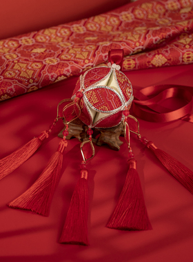广西旅游靖西特产手工艺品壮锦绣球新年春节日结婚伴手礼物吉祥物