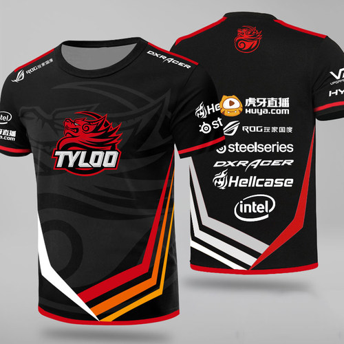 电竞服TYLOO天禄队服定制T恤印logo短袖篮球衣班服工服设计定制 - 图1