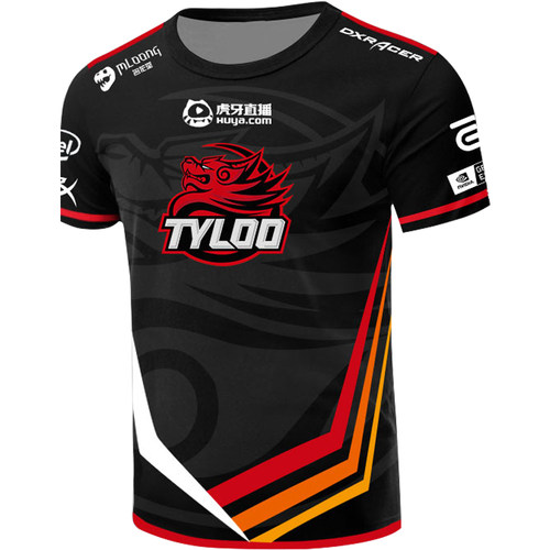 电竞服TYLOO天禄队服定制T恤印logo短袖篮球衣班服工服设计定制 - 图3