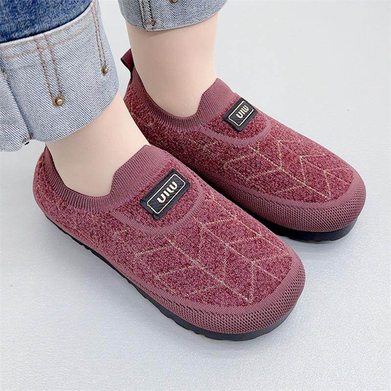 2024冬季新款加绒加厚保暖女士休闲棉鞋软底舒适妈妈鞋老北京布鞋,淘宝优惠券,粉丝福利购,淘宝优惠卷