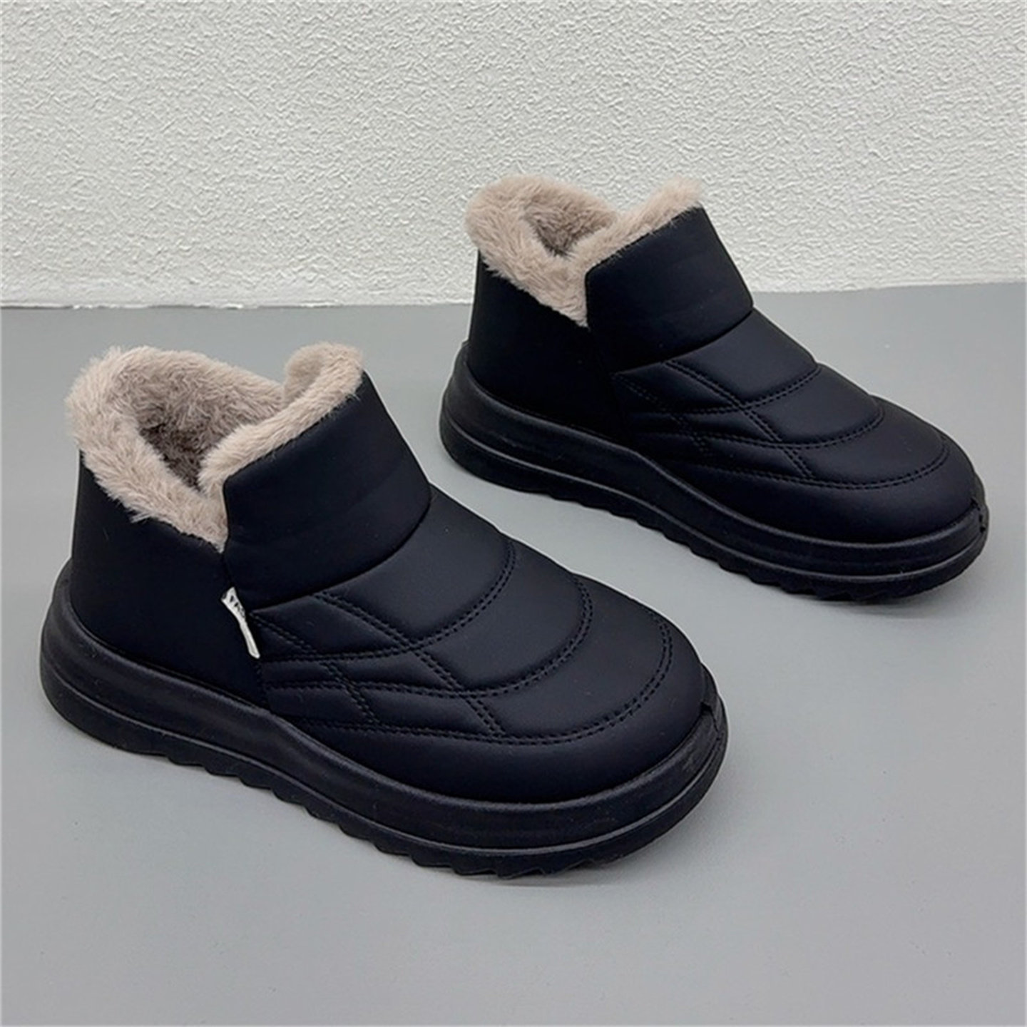 老北京新款女棉鞋百搭休闲防水低帮棉靴冬季厚底加绒加厚女棉鞋,淘宝优惠券,粉丝福利购,淘宝优惠卷