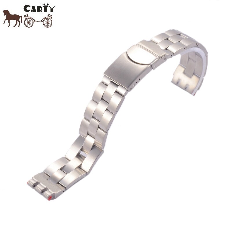 carty钢表带手表钢带配件斯沃琪19 carty配件