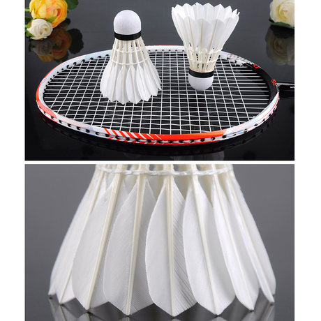 Yashilong Rsl Badminton Duck Feather Ball Game Ball Resistant To Hitting Flight Stability No 4 No