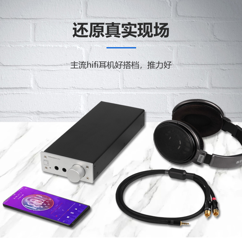 老虎鱼SE版直刻大莱曼耳放 HD650 K701 台式前级耳机放大器带解码 - 图1