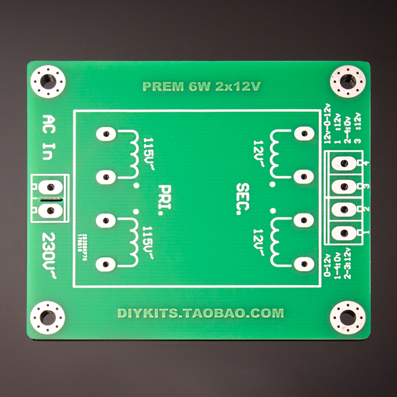 美国PREM全新进口变压器 6W 初级2*115V 次级2x12V 小功率前级DAC - 图2