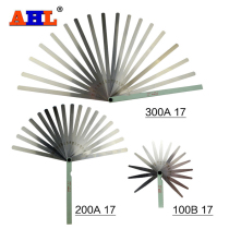 Seruler thickness gauge clearance sheet stopper gauge thick gauge valve measuring spark gap 0 02-1MM 17 sheet