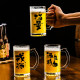 Full box wholesale copywriting draft cup beer for commercial use 500ml