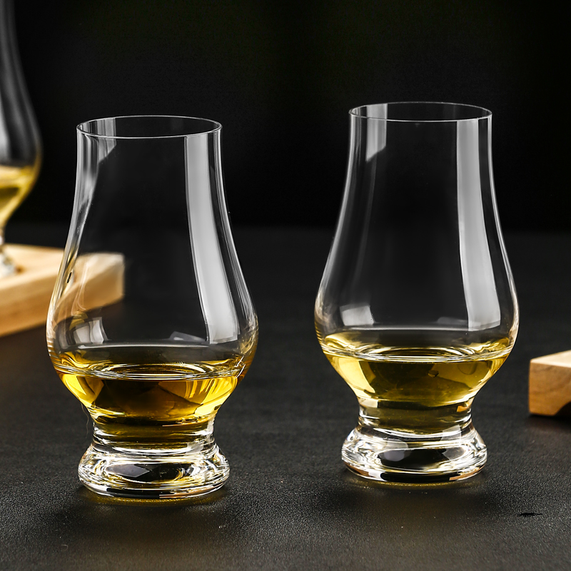 品鉴会专业水晶玻璃威士忌品酒杯日式闻香杯麦芽杯威士忌杯托套装 - 图0