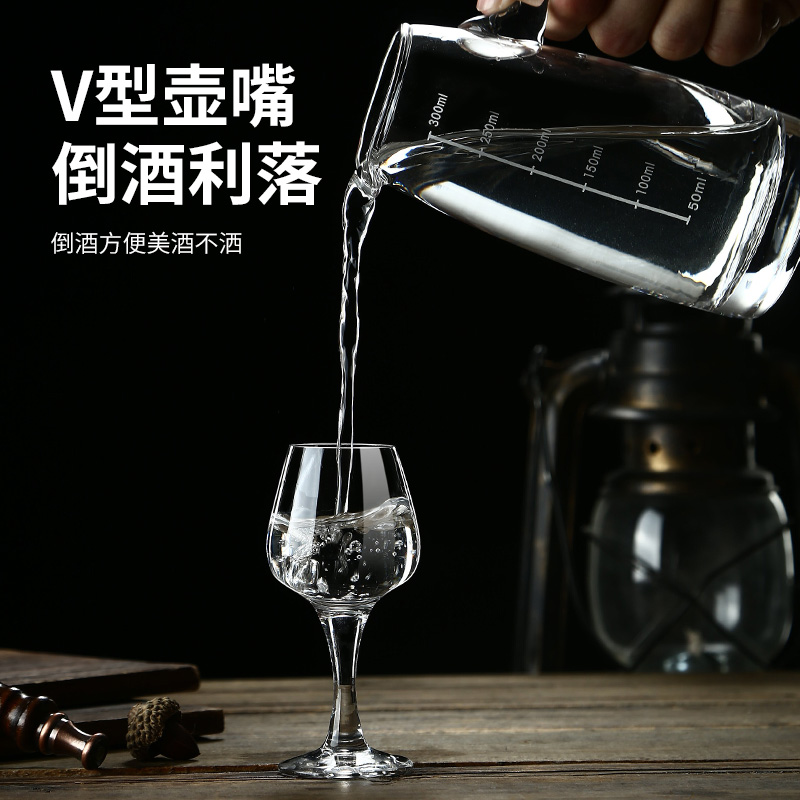 IOS国标水晶玻璃专业白酒鉴品杯50ml高脚杯套装一两郁金香品酒杯-图2