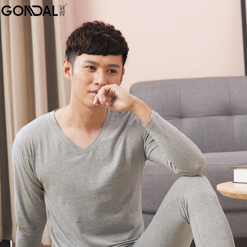 gonidal /冠得秋衣男士纯棉打底衫 gonidal冠得保暖上装