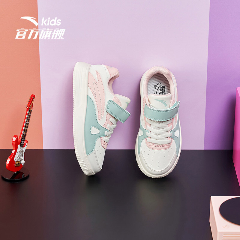 安踏官方旗舰儿童2022春秋款小白鞋 anta安踏童装运动鞋