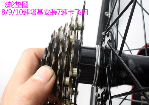 飞轮垫圈 中轴垫圈 花鼓垫圈 铝合金 2.3MM - 图1