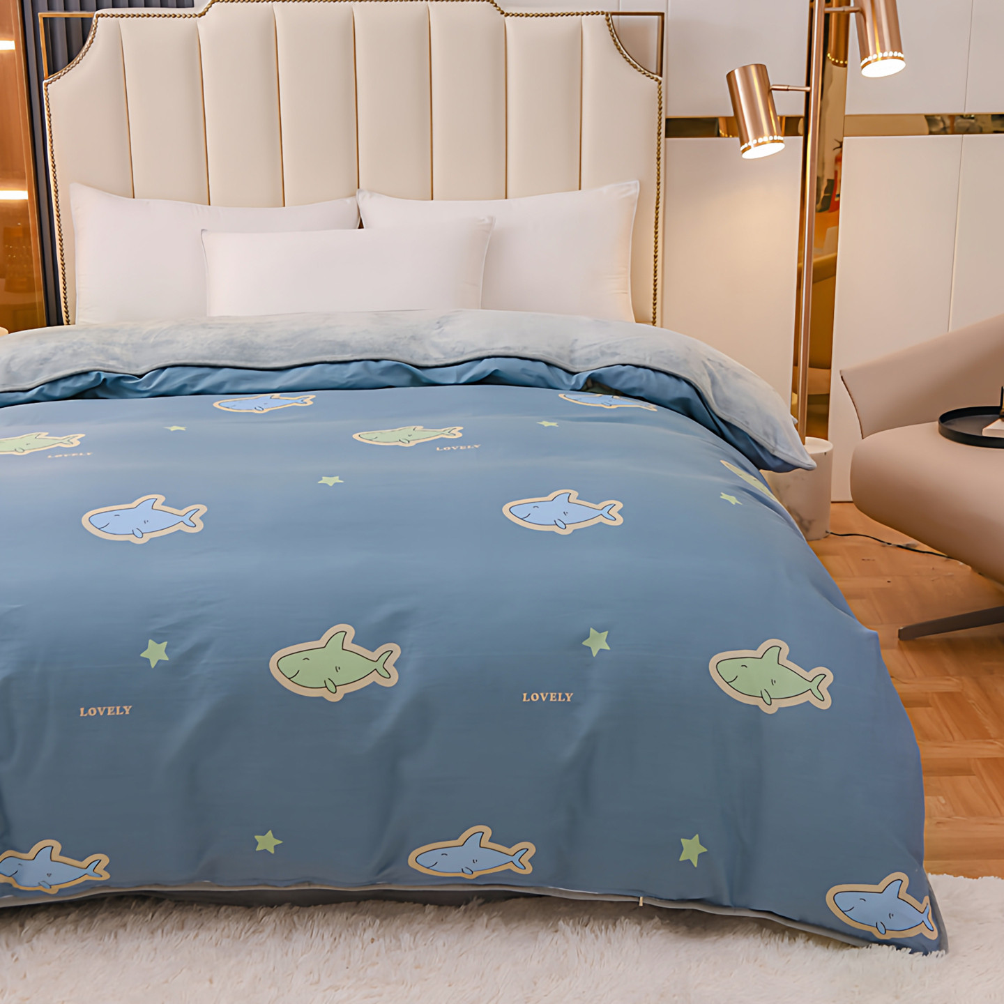 2025新款纯棉牛奶绒被套定制全棉一面加绒珊瑚绒单面毛绒被罩单独,淘宝优惠券,粉丝福利购,淘宝优惠卷