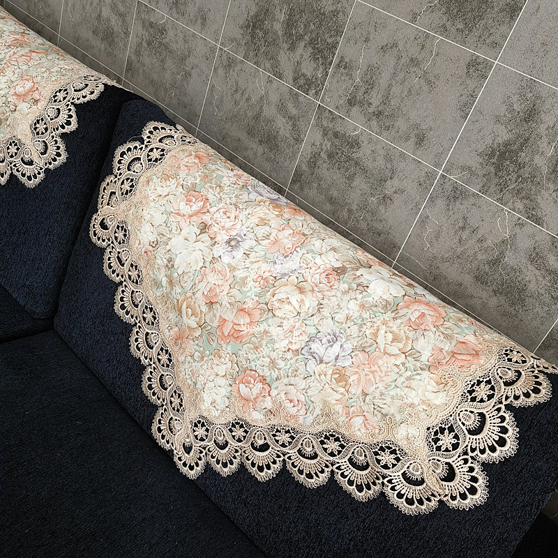 棉麻沙发巾防滑欧式简约现代沙发靠背巾扶手巾盖巾蕾丝布艺后背巾,淘宝优惠券,粉丝福利购,淘宝优惠卷