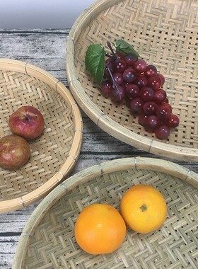 簸箕竹筛子民间特色制品