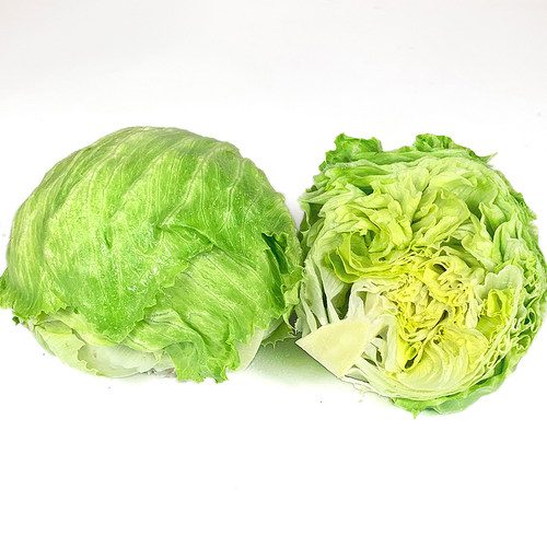 新鲜球生菜5斤 汉堡用西餐蔬菜沙拉食材结球形圆型西生菜顺丰包邮 - 图2