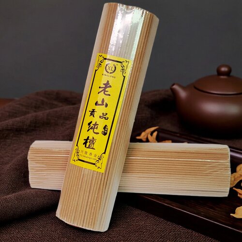 兴隆林挺明香行老山贡品纯檀金檀卧香天然室内香薰家居佛堂 - 图0