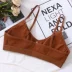 Đồ lót rỗng bralette nữ học sinh nữ trung học Nhật Bản vẻ đẹp trở lại dây đeo nữ ống không có vòng thép mùa hè - Ống