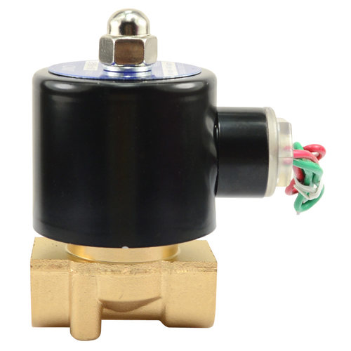 常闭电磁阀 水阀 气阀 3分小体 2w-040-10 AC220V DC24V 金磁正品 - 图2