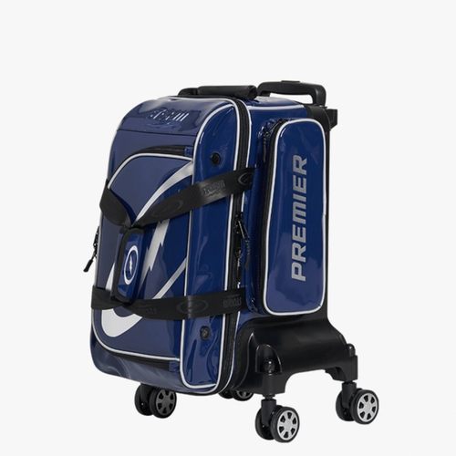 韩国代购款2025款风暴新品保龄球拉杆式双球包万向轮设计四色可选 - 图1