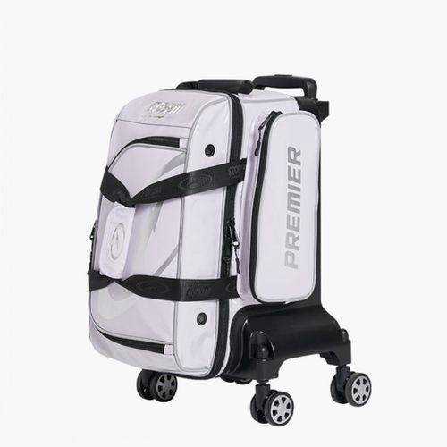 韩国代购款2025款风暴新品保龄球拉杆式双球包万向轮设计四色可选 - 图2