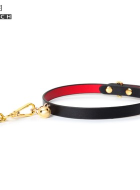 925纯银铃铛真皮项圈定制刻字