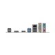 AMD Ryzen 5600 5600GT 5500X3D 5700X with Mingsuan B550M CPU motherboard set