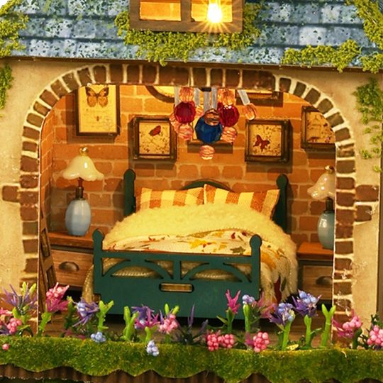 那家小屋 diy小屋模型艺术屋森林奇遇手工拼装积木别墅生日礼物女