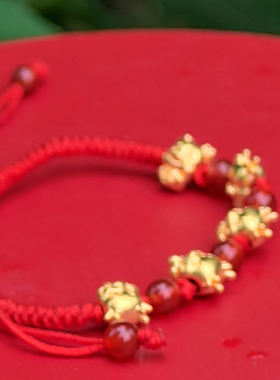 梦克拉金龙手链光泽闪耀不易变形