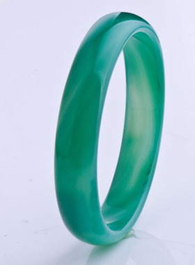 绿玛瑙幸福玉石手镯