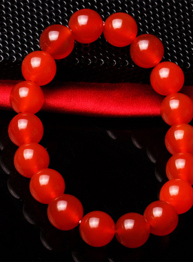 红玛瑙玉髓幸福手链